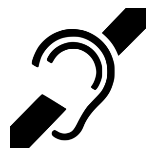 Deficiência Auditiva Logo PNG Vector