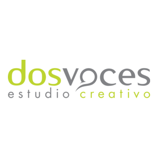 Dos Voces Estudio Creativo Logo PNG Vector
