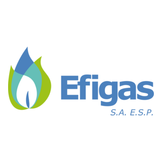 Efigas S.A. E.S.P. Logo PNG Vector