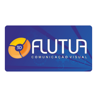 Flutua 3D - Comunicação Visual Logo PNG Vector