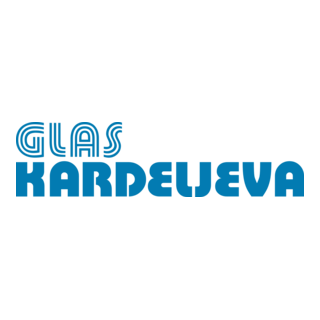 Glas Kardeljeva Logo PNG Vector