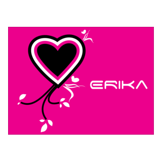 Heart Erika Logo PNG Vector