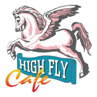 High Fly Cafe Logo PNG Vector