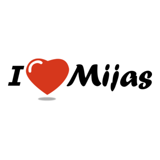 I love Mijas Logo PNG Vector