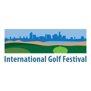 International Golf Festival Logo PNG Vector