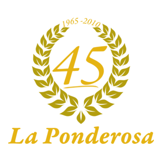 La Ponderosa 45 Aniversario Logo PNG Vector