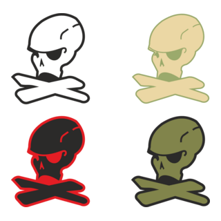 Magpul skull Logo PNG Vector