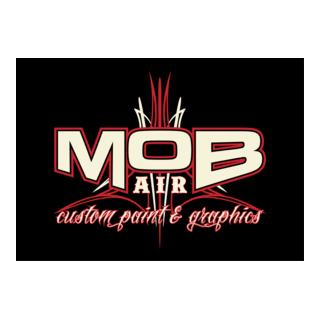MOB Air Custom Paint & Graphics Logo PNG Vector