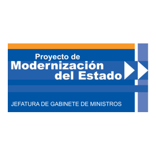 Modernización del Estado Logo PNG Vector