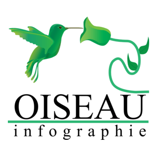 Oiseau Infographie Logo PNG Vector