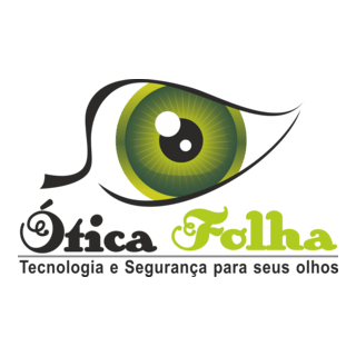 Ótica Folha Logo PNG Vector