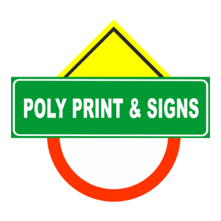 Poly Print And Signs Logo PNG Vector
