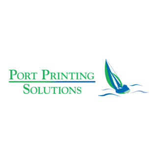 Port Printing Solutions Logo PNG Vector