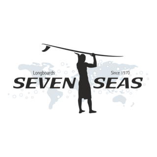 Seven Seas Surfboard Logo PNG Vector
