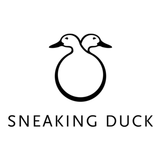 Sneaking Duck Logo PNG Vector