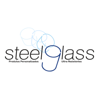Steel Glass Logo PNG Vector