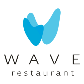 Wave Restaurant Logo PNG Vector