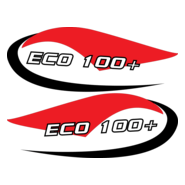 Eco 100+ Logo PNG Vector