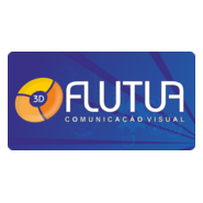 Flutua 3D - Comunicação Visual Logo PNG Vector