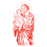 God and Child Logo PNG Vector