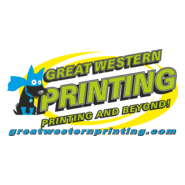 Great Western Screen Printing Logo PNG Vector