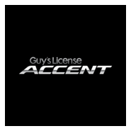 Guys License Accent Logo PNG Vector