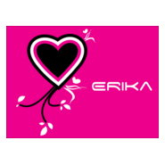 Heart Erika Logo PNG Vector