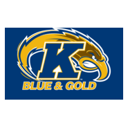 Kent State University Blue & Gold Logo PNG Vector
