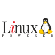 Linux Powered Logo PNG Vector