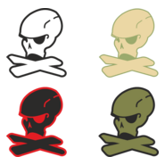 Magpul skull Logo PNG Vector