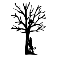 Raccoon Treed Logo PNG Vector