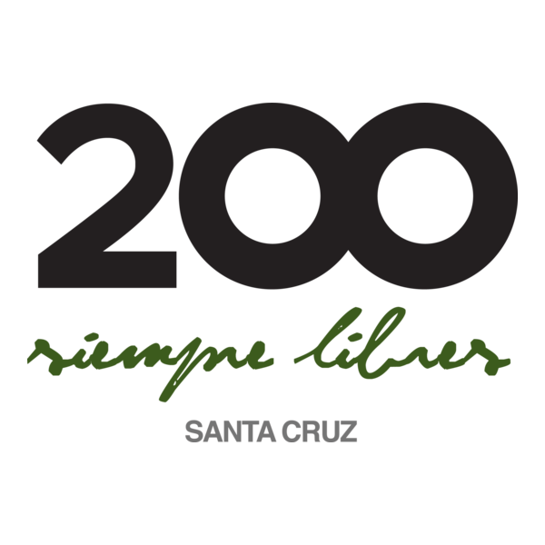 200 Años Bicentenario Santa Cruz Logo PNG Vector