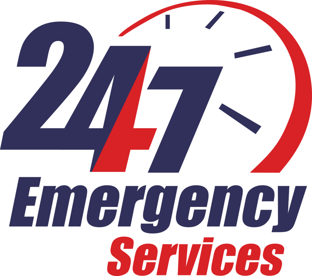 24/7 Emergency Services Logo PNG Vector