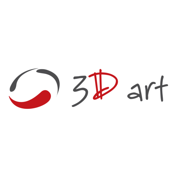 3D Art Logo PNG Vector