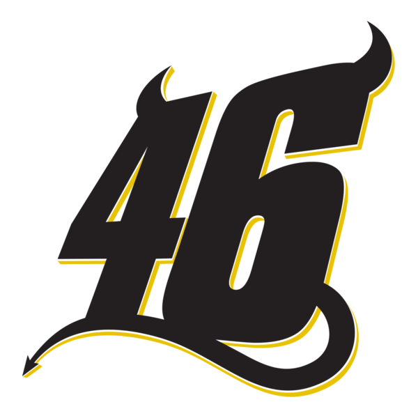 46 Magazine Logo PNG Vector