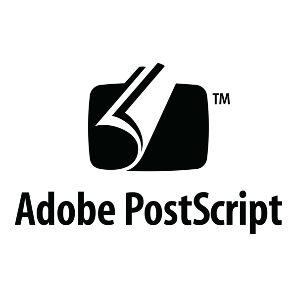 Adobe PostScript Logo PNG Vector