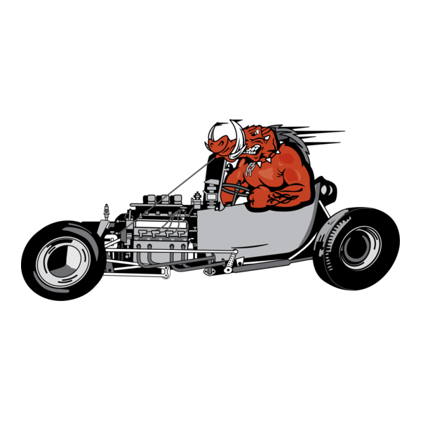 Angry Hams Garage Logo PNG Vector