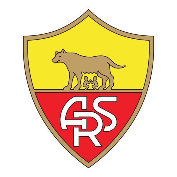AS Roma 70's Logo PNG Vector
