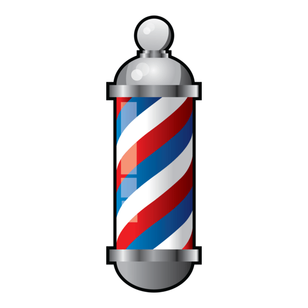 Barbershop Pole Logo PNG Vector