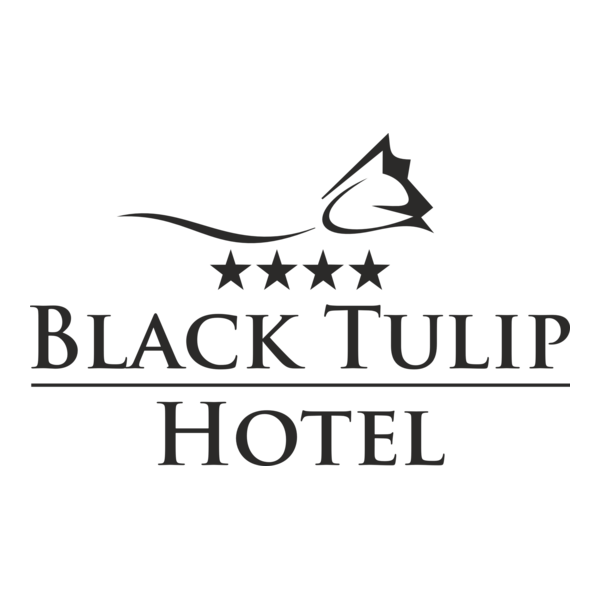 Black Tulip Hotel Dej Logo PNG Vector
