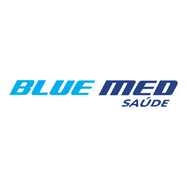 Blue Med Saúde Logo PNG Vector
