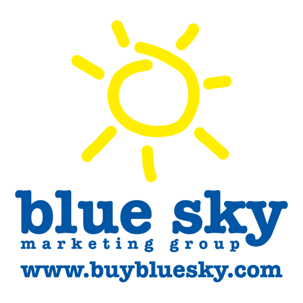 Blue Sky Marketing Logo PNG Vector
