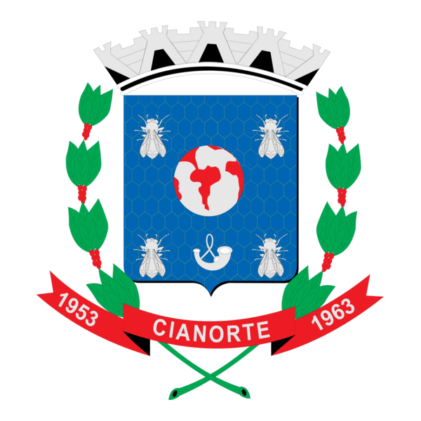 Brasao Prefeitura Municipal de Cianorte Logo PNG Vector