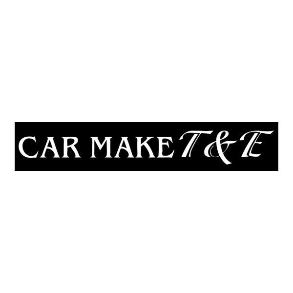 Car Make T&E Logo PNG Vector