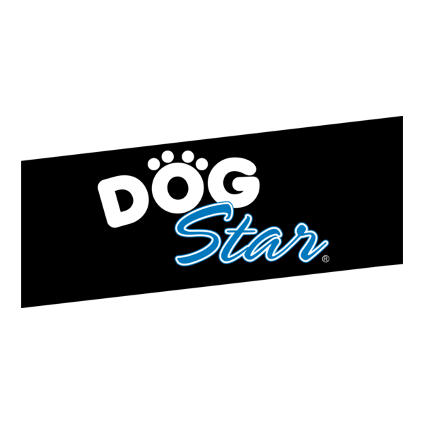 Dog Star Logo PNG Vector