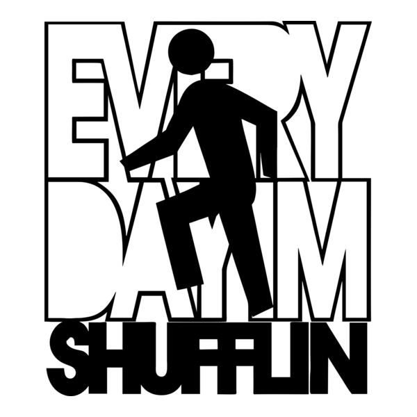 Every Day I'm Shufflin Logo PNG Vector