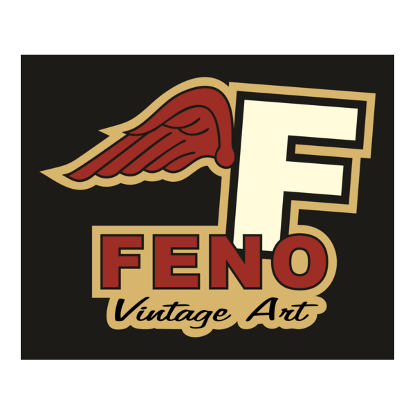 Feno Vintage Art Logo PNG Vector