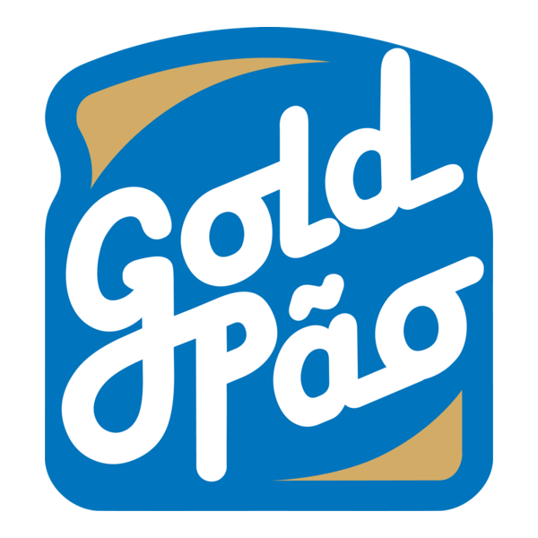 Gold Pão Logo PNG Vector