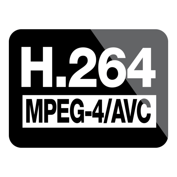 H.264/MPEG-4 AVC Logo PNG Vector