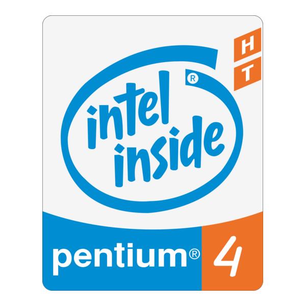 Intel Pentium 4 HT Logo PNG Vector